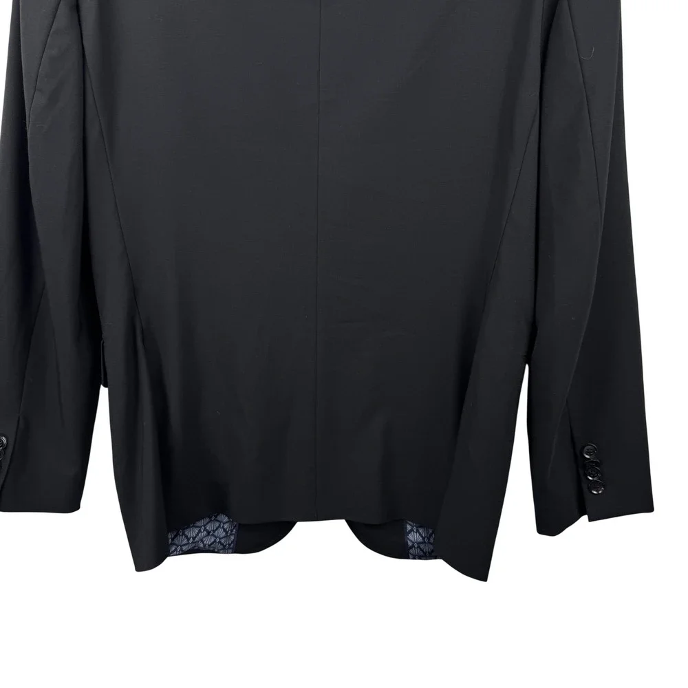 Ted Baker‎ Blazer Mens 38S Black Wool Endurance Jay CT Two Button Professional